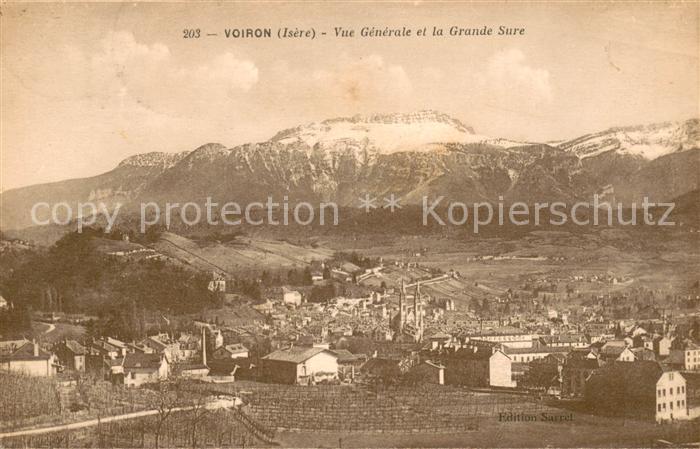 Voiron 38 Vue Generale et la Grande Sure