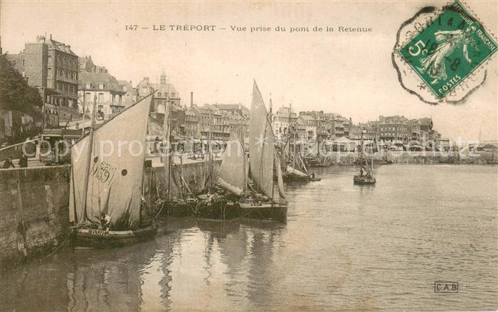 Le Treport 76 Vue prise du Pont de la Retenue