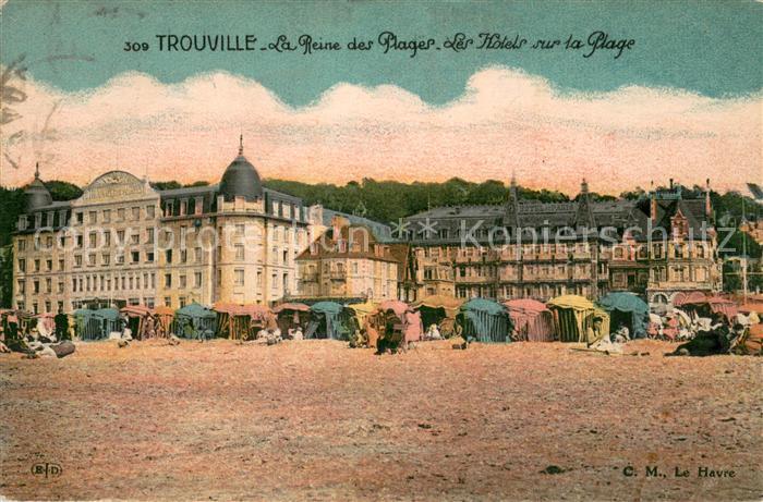 Trouville-sur-Mer La Reine des Plages des hôtels sur la plage