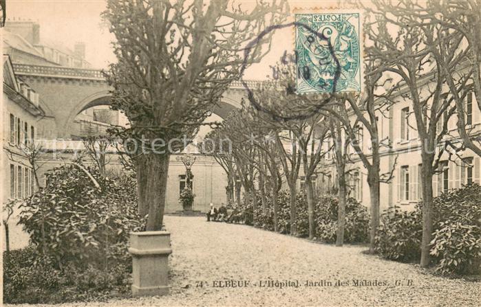 Elbeuf 76 Hôpital Jardin des Malades