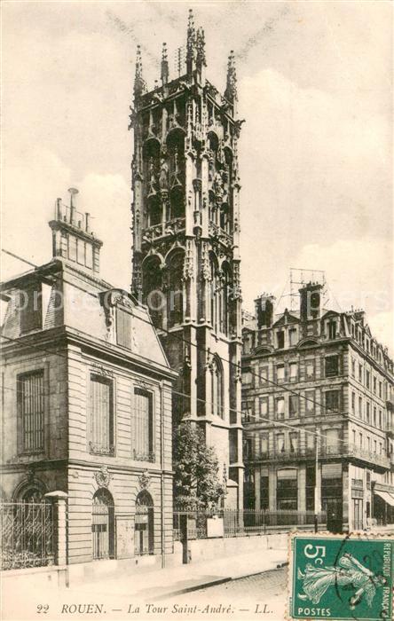 Rouen 76 La Tour Saint André