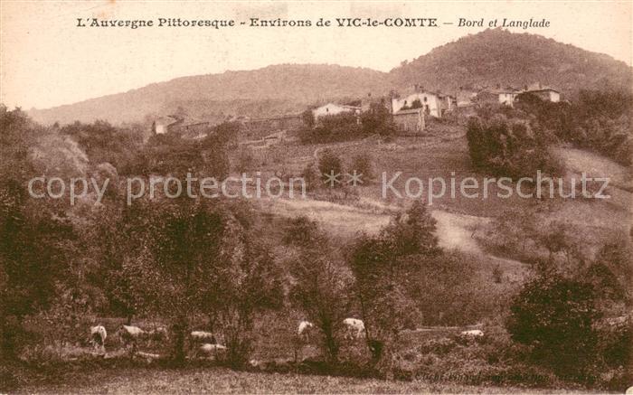 Vic-le-Comte L Auvergne pittoresque Bord et Langlade