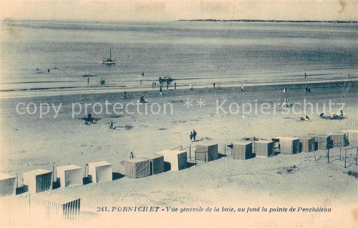 Pornichet Vue Generale de la baie Pointe de PenCh