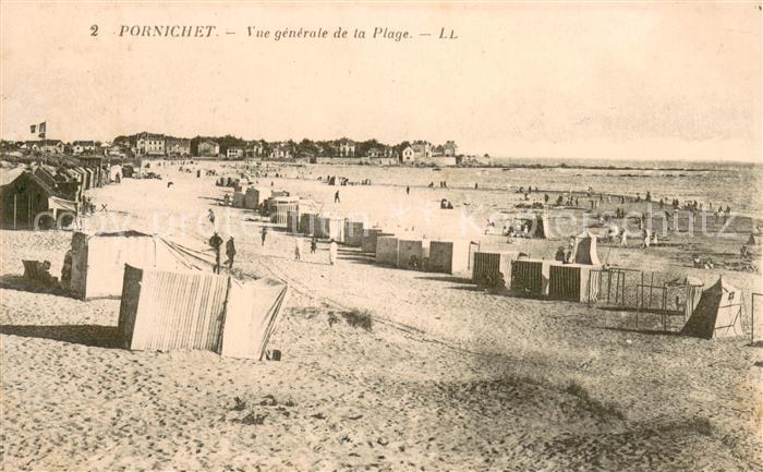 Pornichet Vue Generale de la plage