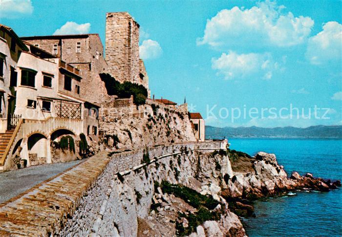 Antibes Alpes Maritimes Chateau Musee Grimaldi et les remparts