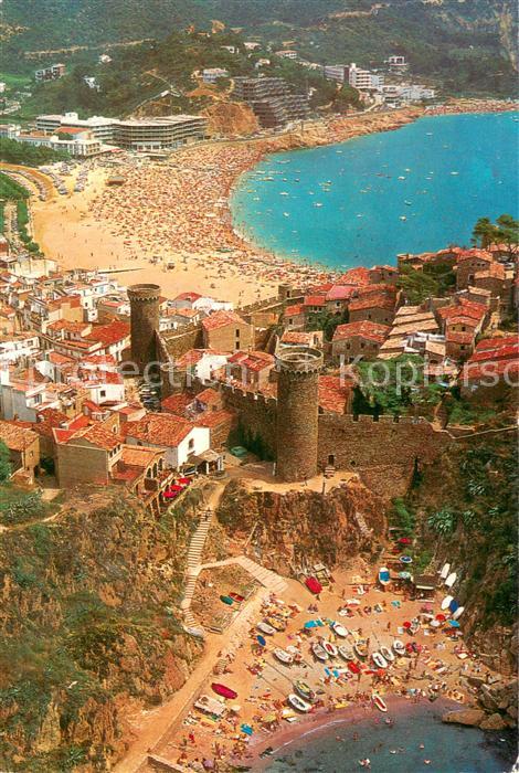 Tossa de Mar Plages Tours vue aérienne
