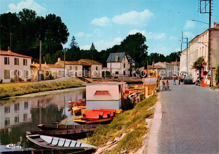 Coulon Embarcadères sur les bords de la Sèvre Niortaise
