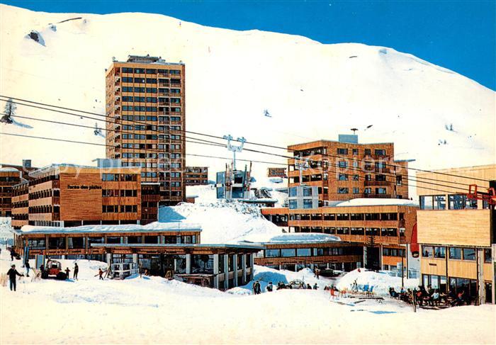 La Plagne Départ du télécabine Grande Rochette Station Sports d hiver Alpes