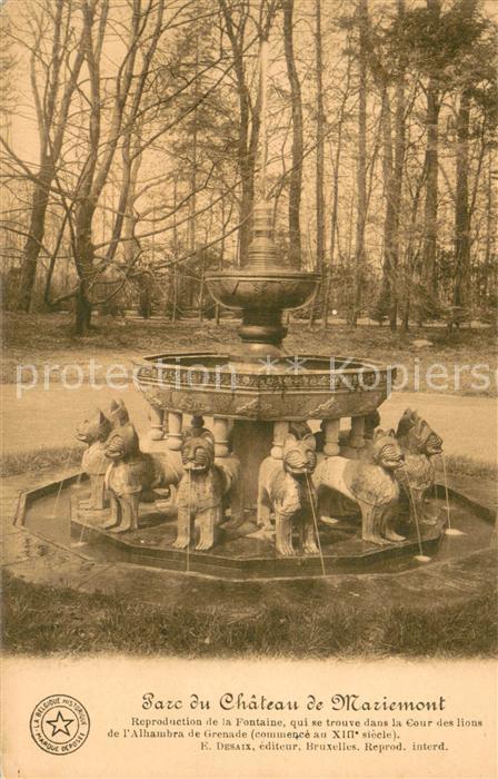 Mariemont Hainaut Parc du Chateau de Mariemont