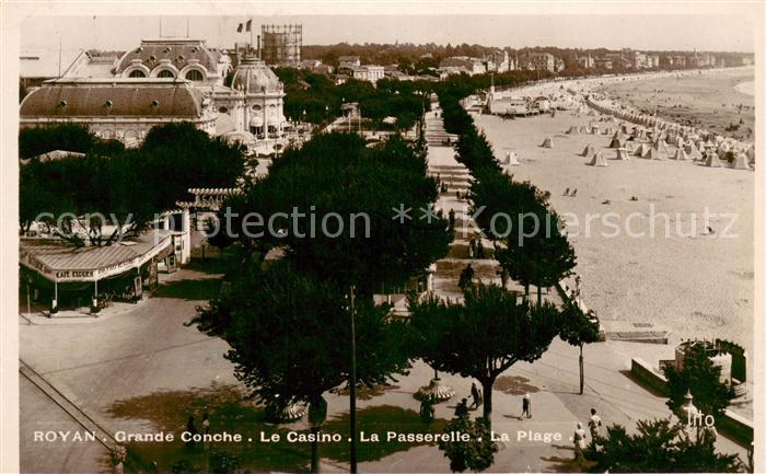 Royan 17 Grande Conche Le Casino La Passerelle La Plage