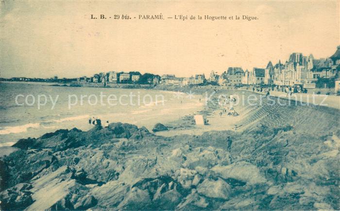 Parame St-Malo Epi de la Hoguette et la Digue