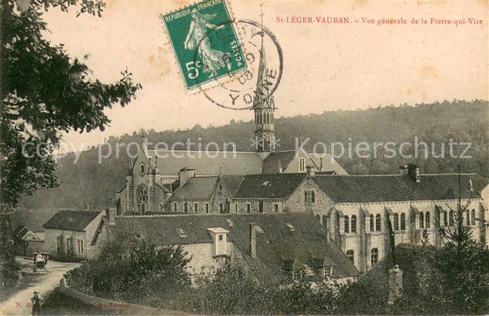 Saint-Leger-Vauban Vue generale de la Pierre qui Vire