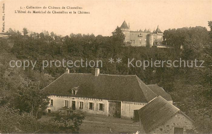 Chastellux-sur-Cure Hotel du Marechal de Chastellux et le C