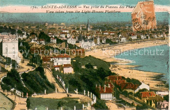 Sainte-Adresse Vue prise du Plateau des Phare