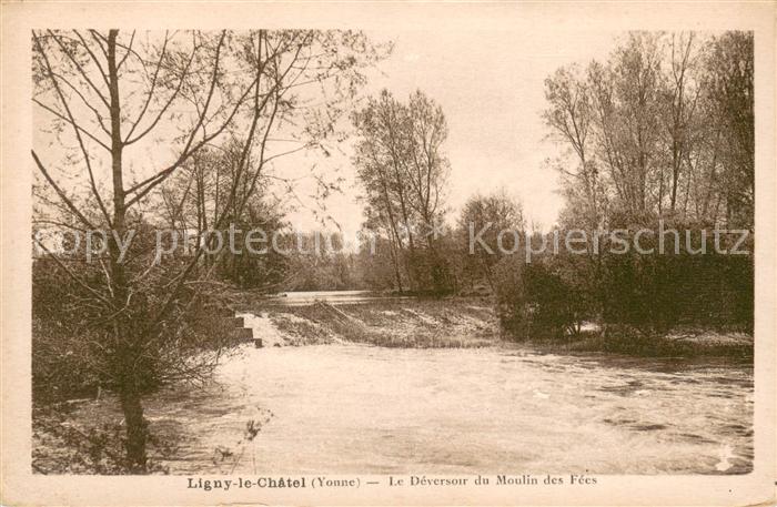 Ligny-le-Chatel Le Deversoir du Moulin des Fees