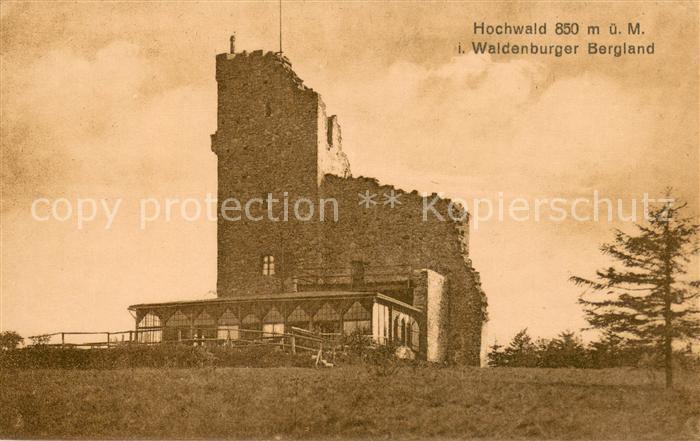Gottesberg Boguszow Restauration Hochwald Burgruine im Waldenburger Bergland