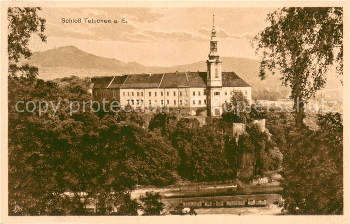 Tetschen-Bodenbach Boehmen Schloss