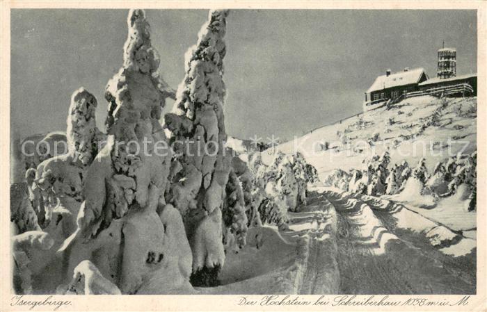 Schreiberhau Niederschlesien Hochstein Berghaus Winterlandschaft im Isergebirge