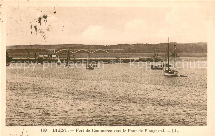 Brest 29 Port de Commerce vers le Pont de Plougastel