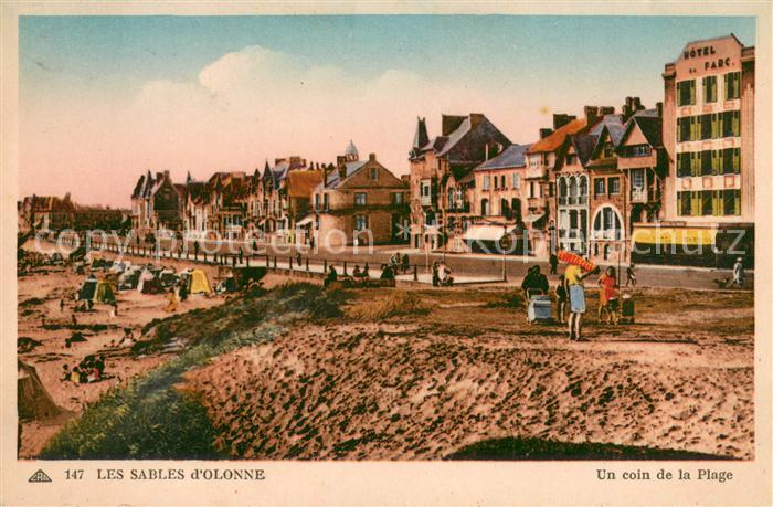 Les Sables-d Olonne Un coin de la plage