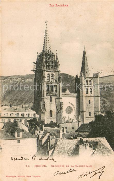 Mende Clochers de la Cathedrale