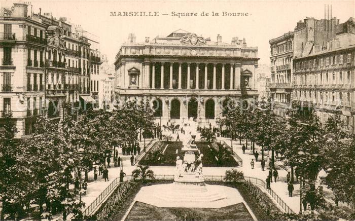 Marseille Bouches-du-Rhone Square de la Bourse Monument