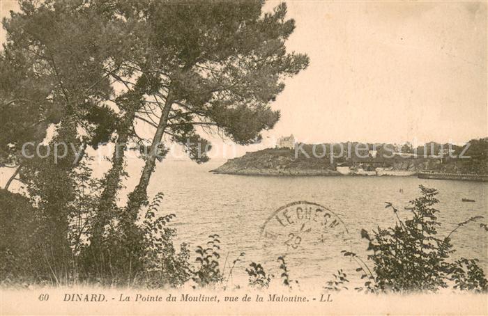 Dinard 35 La Pointe du Moulinet vue de la Malouine