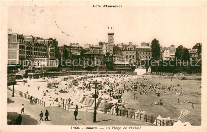 Dinard 35 La Plage de l'Ecluse Côte d_Emeraude