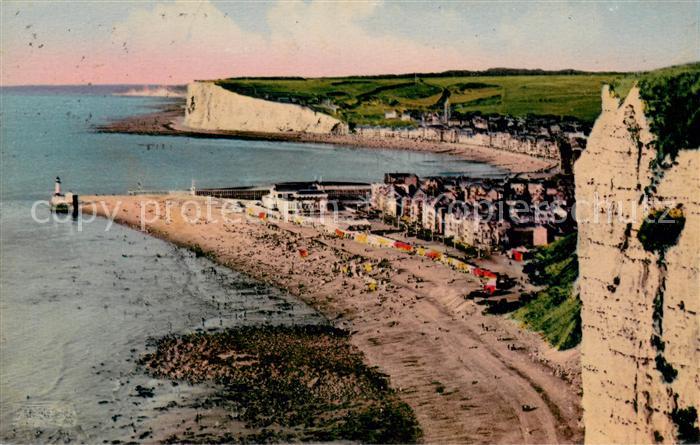 Le Treport Vue Generale des deux plages