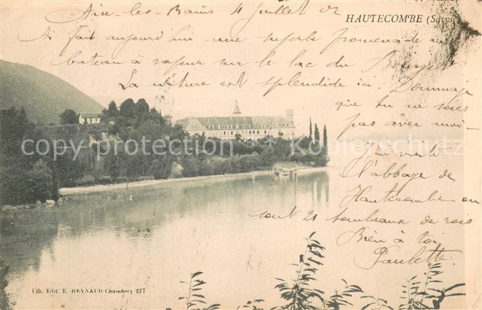 Hautecombe Abbaye aux bords du Lac de Bourget