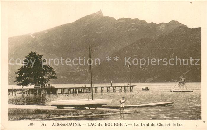 Aix-les-Bains Aux bords du Lac du Bourget Dent du Chat