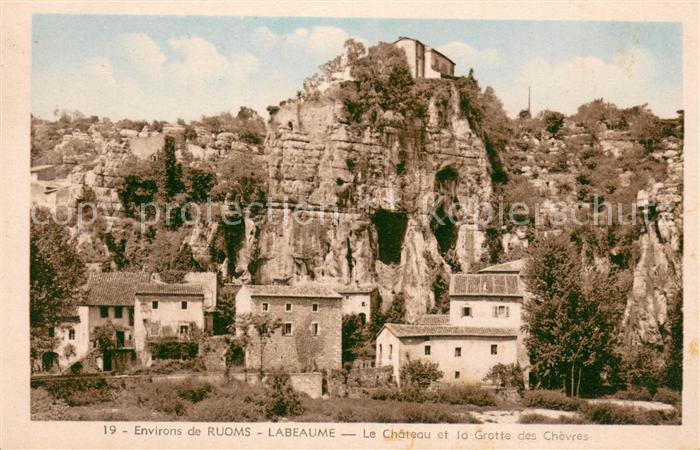 Labeaume Chateau et la Grotte des Chèvres