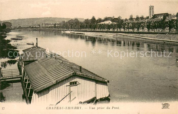Chateau-Thierry Vue prise du pont