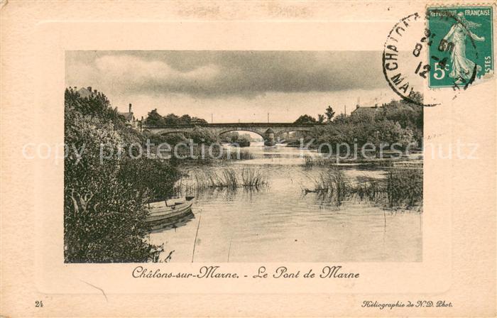 Chalons-sur-Marne Le Pont de Marne