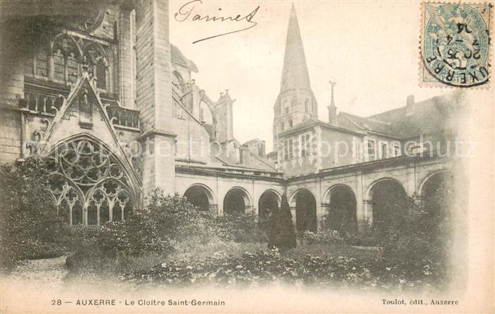 Auxerre Le Cloître Saint Germain