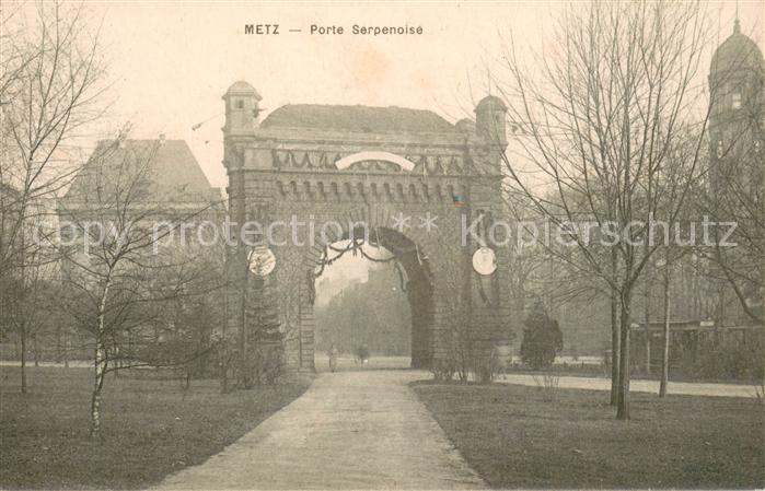 Metz 57 Moselle Porte Serpenoise