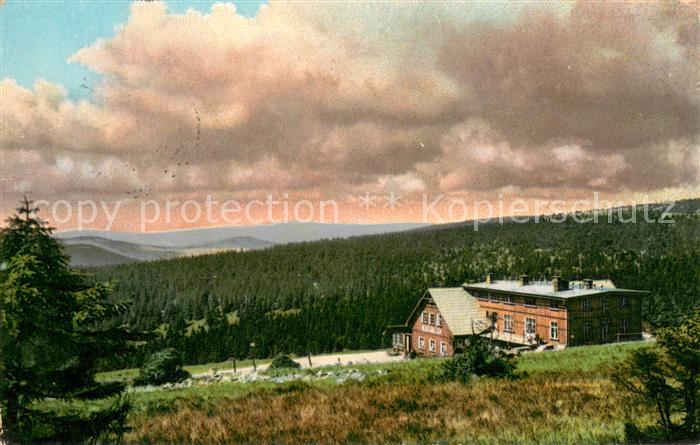 Rochlitz Iser Tschechien Wossecker Baude im Riesengebirge Feldpost