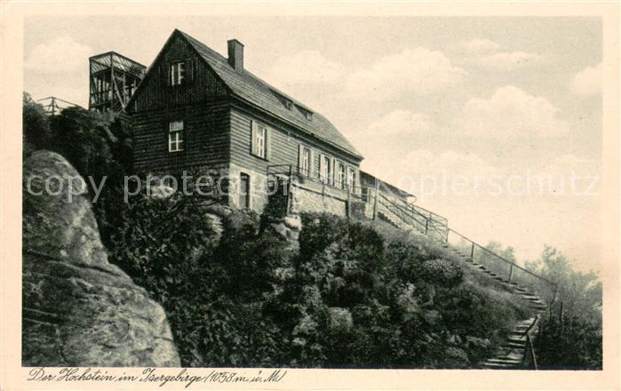 Schreiberhau Niederschlesien Hochstein im Isergebirge Berggasthaus