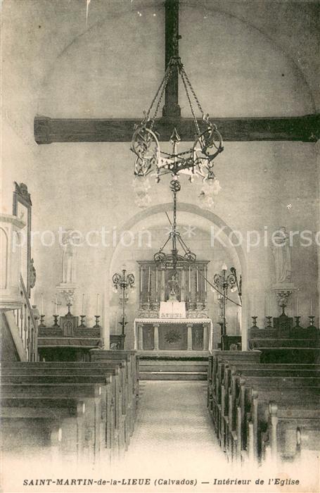 Saint-Martin-de-la-Lieue Interieur de l'Eglise