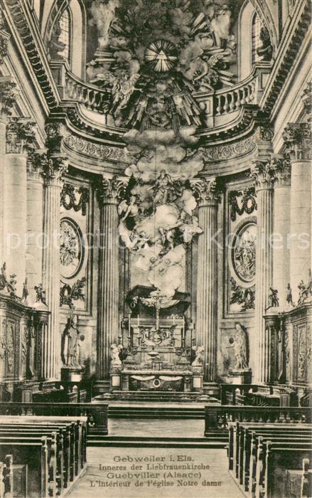 Gebweiler Elsass Liebfrauenkirche Inneres