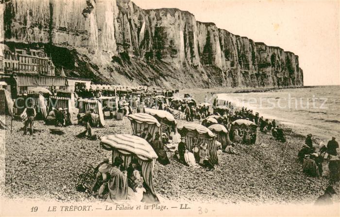 Le Treport La Falaise et la Plage