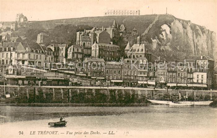 Le Treport Vue prise des Docks