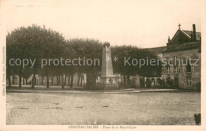 Chateau-Salins 57 Place de la Republique