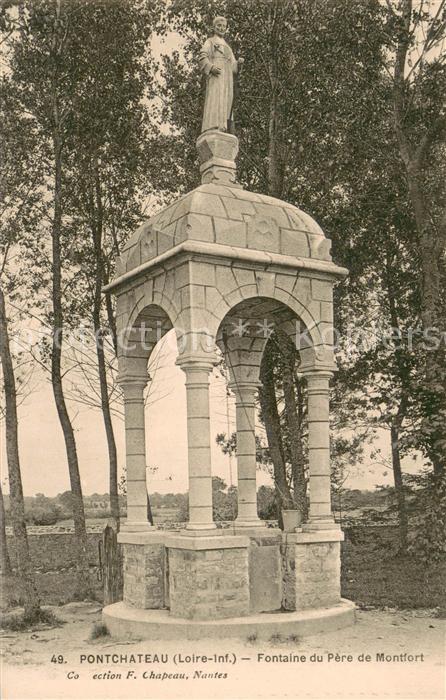 Pontchateau Fontaine du Pere de Montfort