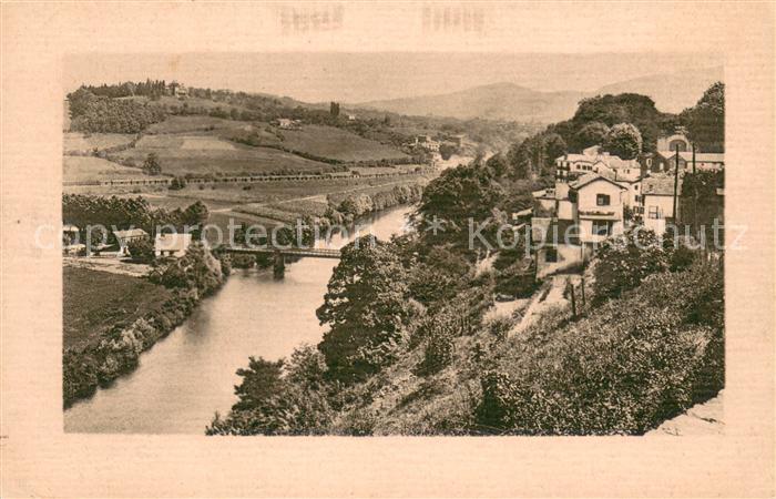 Cambo-les-Bains La Haute Ville et la Nive