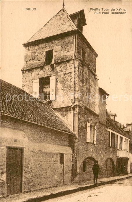 Lisieux Vieille Tour du XVe Rue Paul Banaston