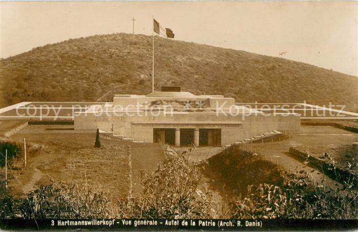 Hartmannswillerkopf Vue generale Autel de la Patrie