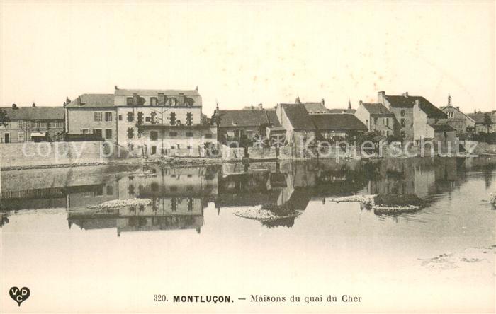 Montlucon Maisons du quai du Cher