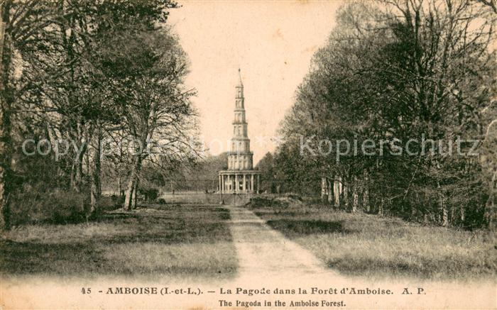Amboise La Pagode dans la Foret d Amboise