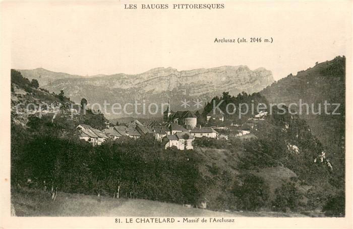 Le Chatelard Haute-Savoie Massif de l'Arclusaz